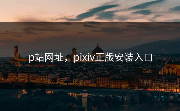 p站网址，pixiv正版安装入口